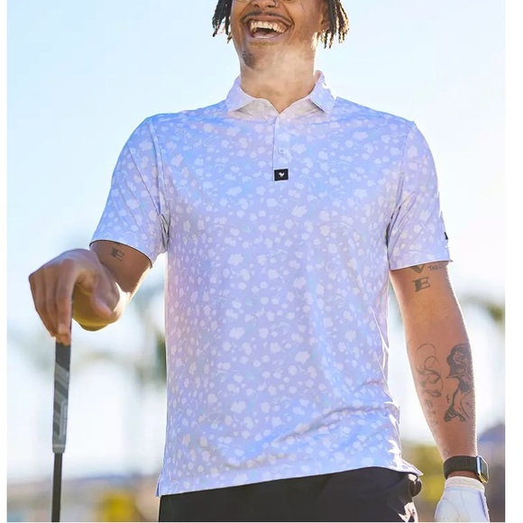 Bad Birdie Men’s Baby Lush Golf Polo NWT - Picture 3 of 8